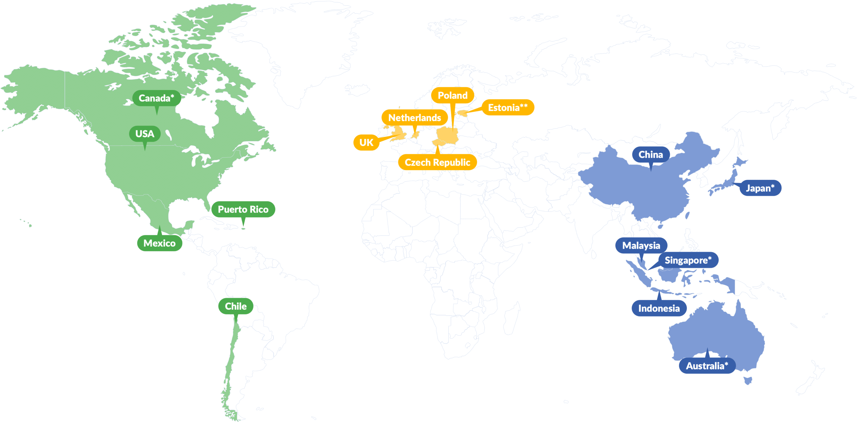 Reconext's global locations for ITAD services
