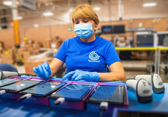 Reconext repairs and refurbishes laptops